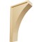 Ekena Millwork 3"W x 8 1/2"D x 14"H Jumbo Lawson Wood Corbel, Maple CORW03X08X14LWMA - alternate 1